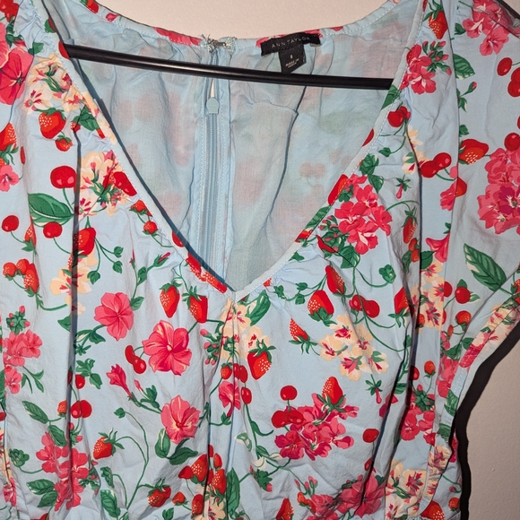 Floral Print Women's Dress - Picture 4 of 4